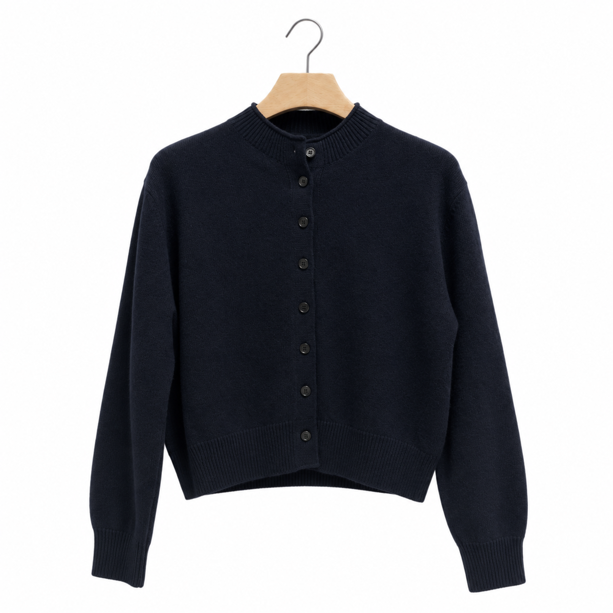 Greymarl / Carlotta Cardi Knit / Navy