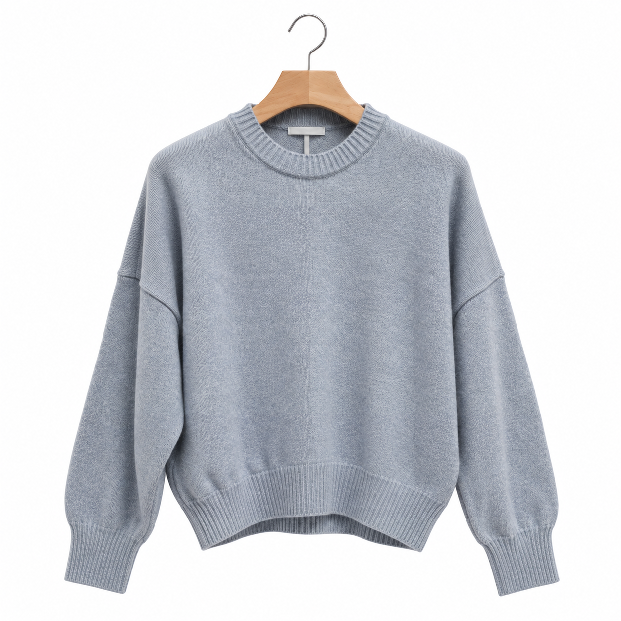 Greymarl / Ida Alpaca Knit / Baby Blue
