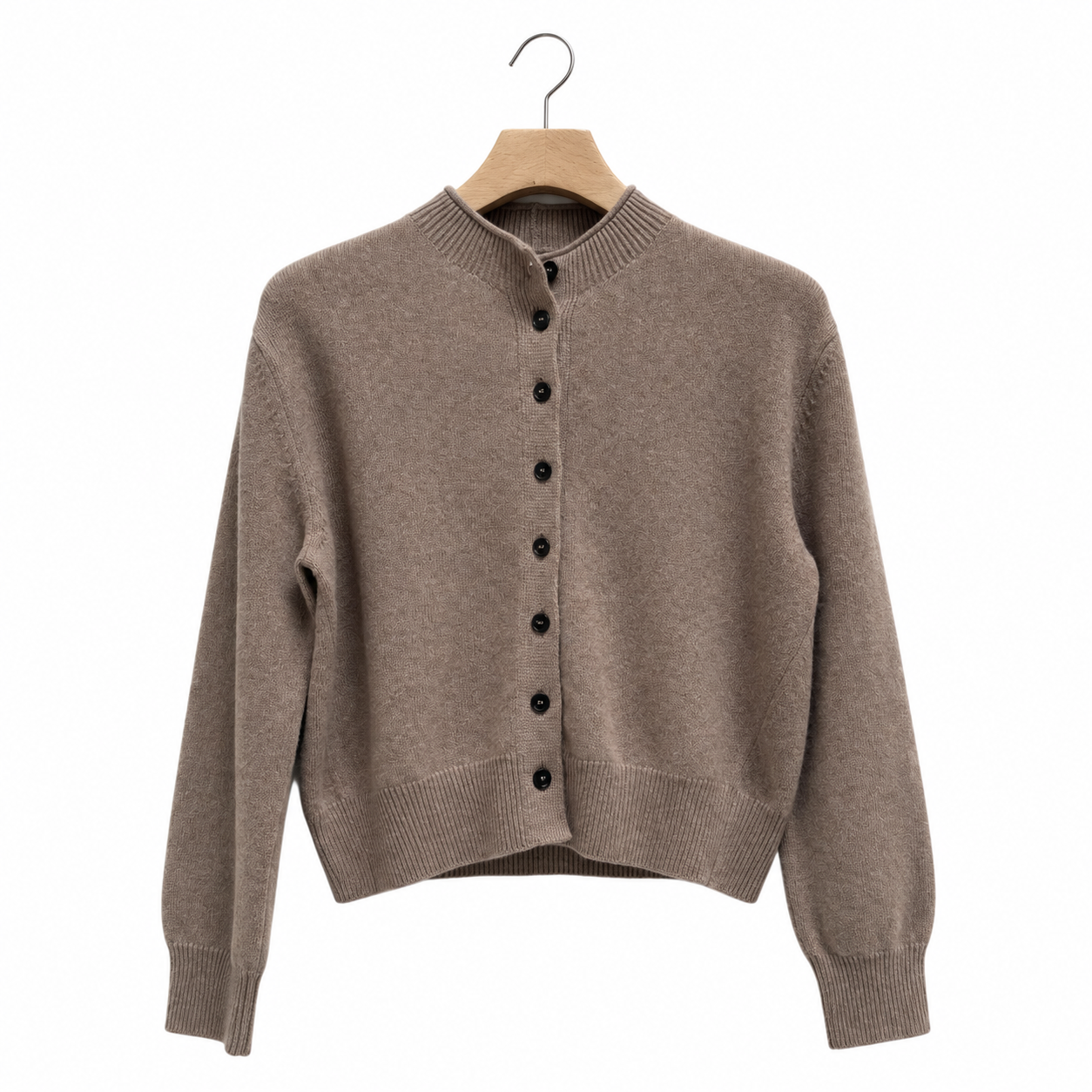 Greymarl / Carlotta Cardi Knit / Beige