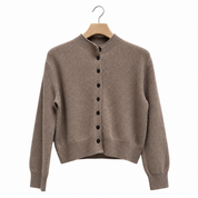 Greymarl / Carlotta Cardi Knit / Beige