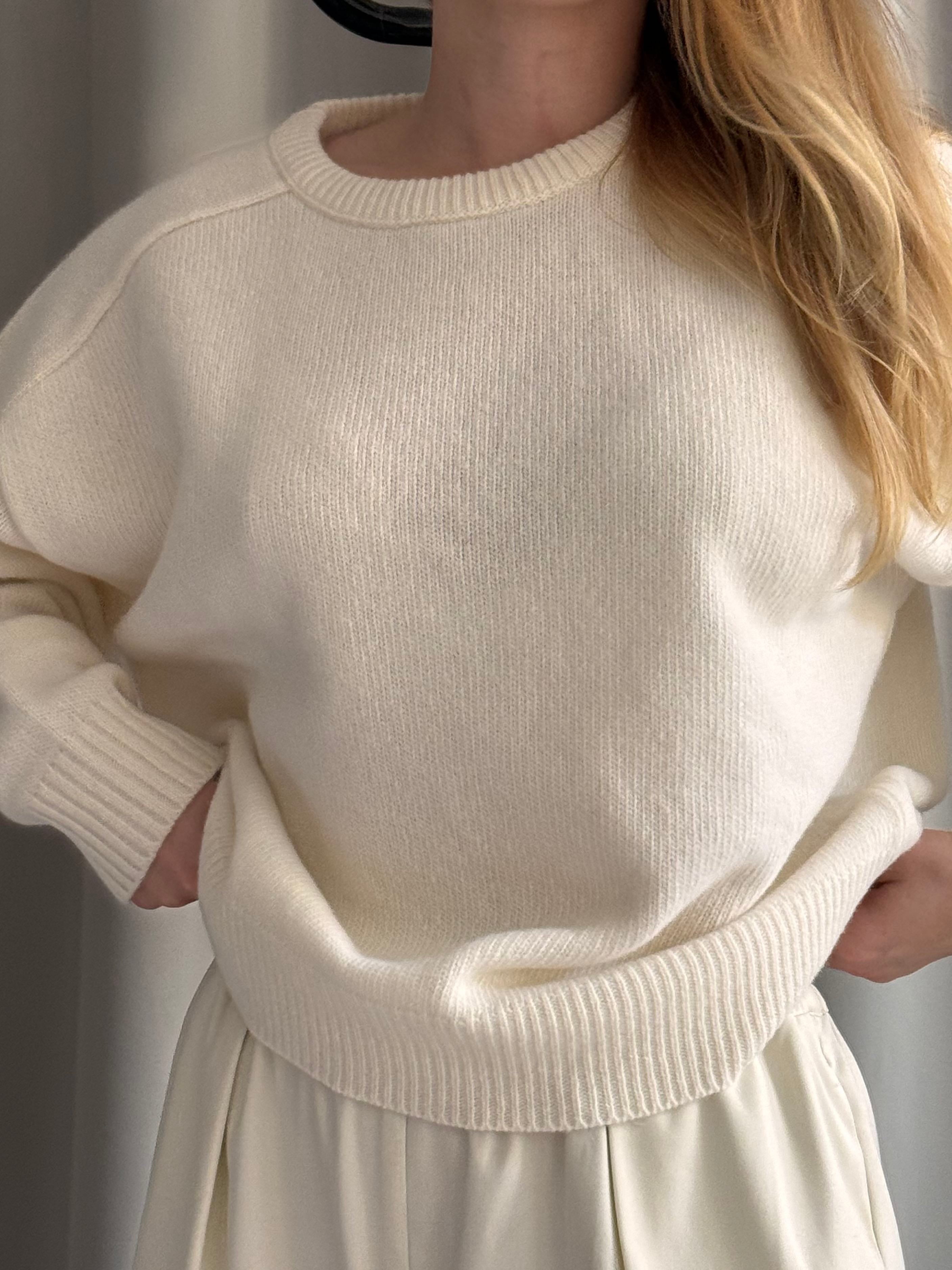 Greymarl / Mia Knit / Off White