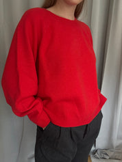 Greymarl / Birthe Knit / Red