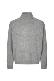 Samsøe Samsøe / ISAK KNIT TURTLENECK 15010 / DARK GREY MEL.