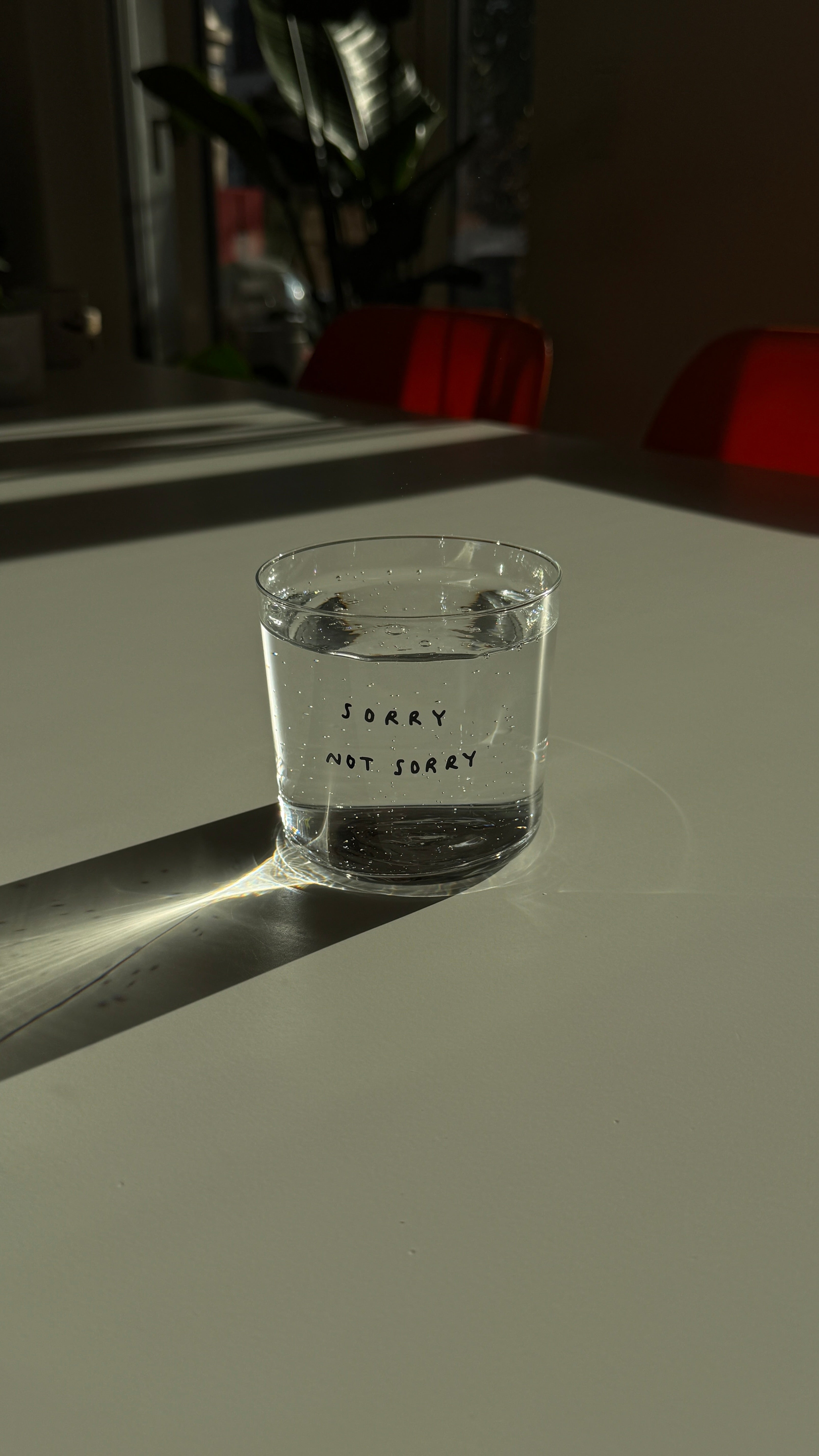 Yahya Studio / Johanna Schwarzer - Glass - Sorry not Sorry