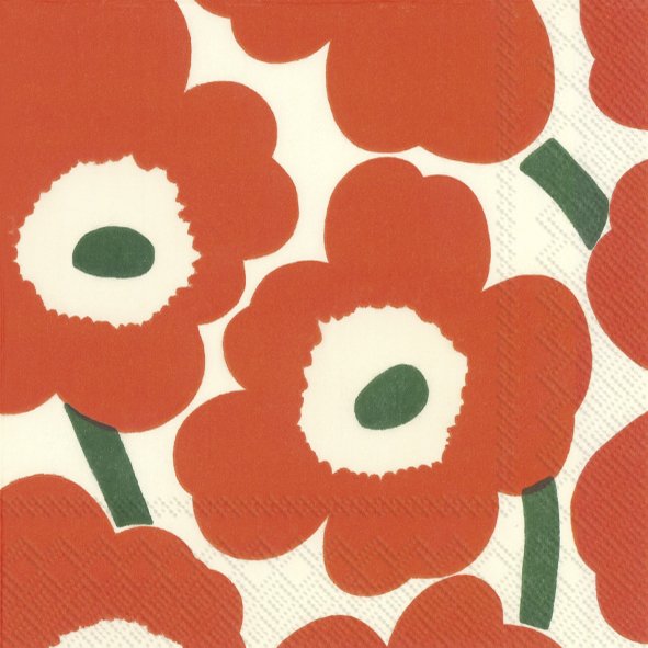Marimekko / UNIKKO orange green 'Lunch'