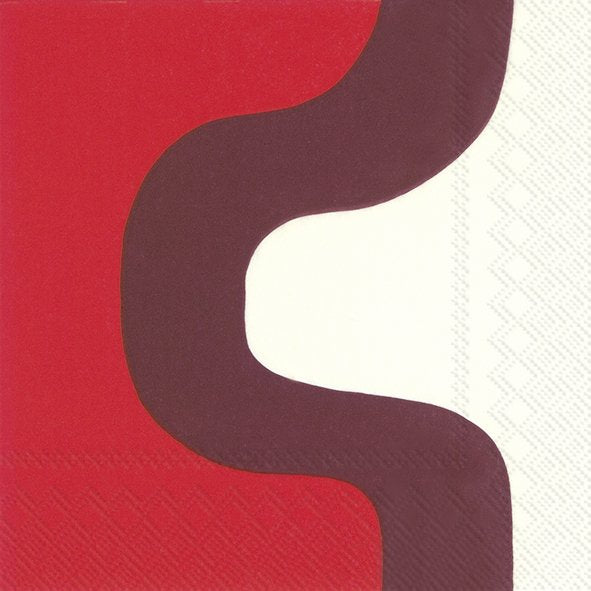 Marimekko / SEIREENI dark red 'Lunch'