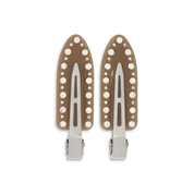 Sui Ava / No Crease Crystal Clips // 2 pcs / Brown