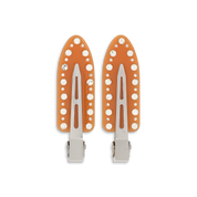 Sui Ava / No Crease Crystal Clips // 2 pcs / Orange