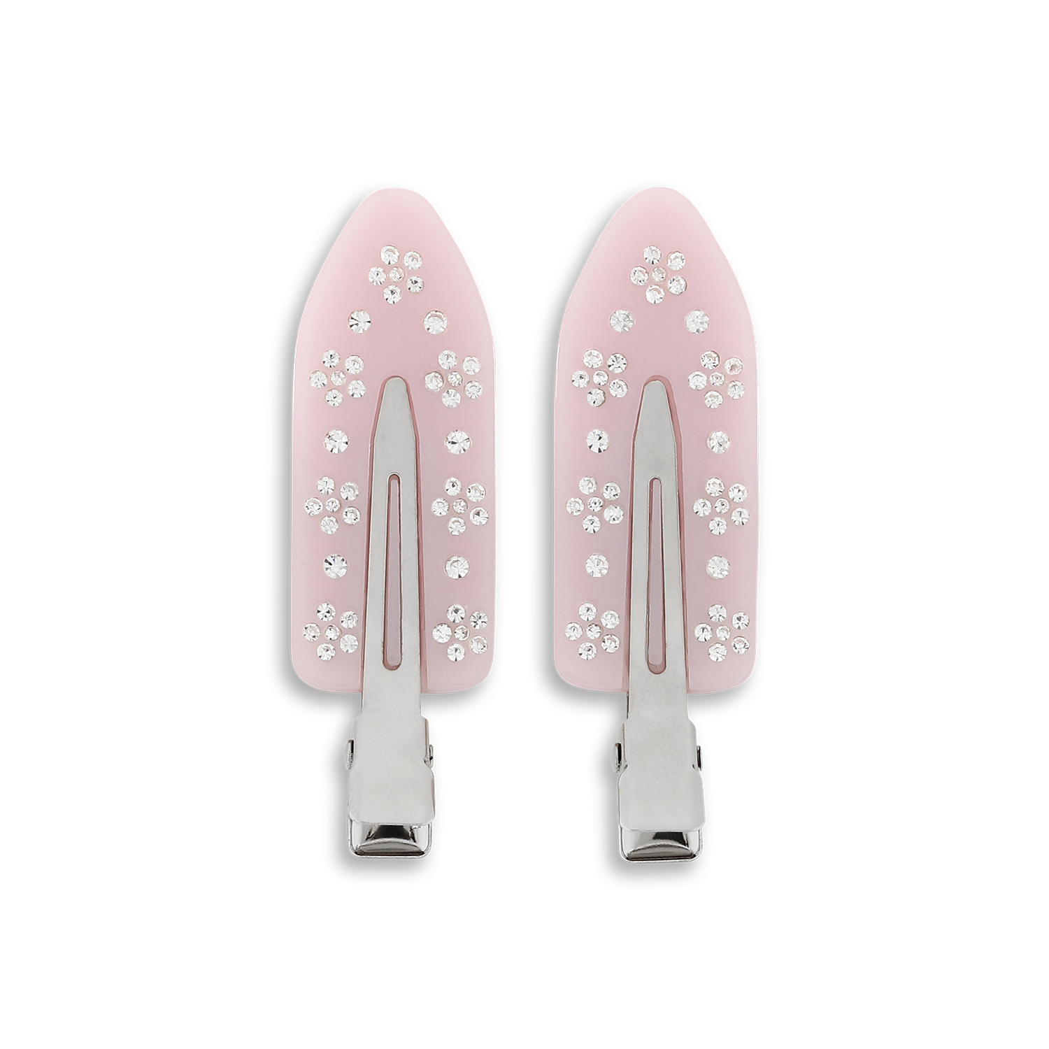 Sui Ava / No Crease Flower Crystal Clips // 2 pcs / Pastel Purple
