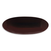 SUI AVA / Oval Bone Clip / Brown