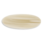 SUI AVA / Oval Bone Clip / Ivory