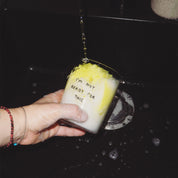 Yahya Studio / Johanna Schwarzer - LARGE Glass - I'm not ready for this