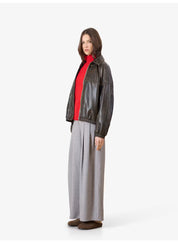 EDITED / Jilian Jacket PU / Dark Brown Washed