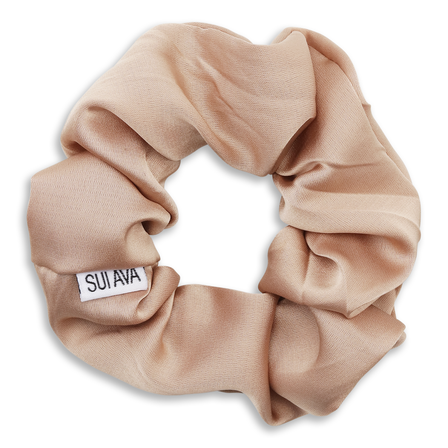 Sui Ava / Ribbon Scrunchie / Almond