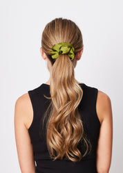 Sui Ava / Ribbon Scrunchie / Army