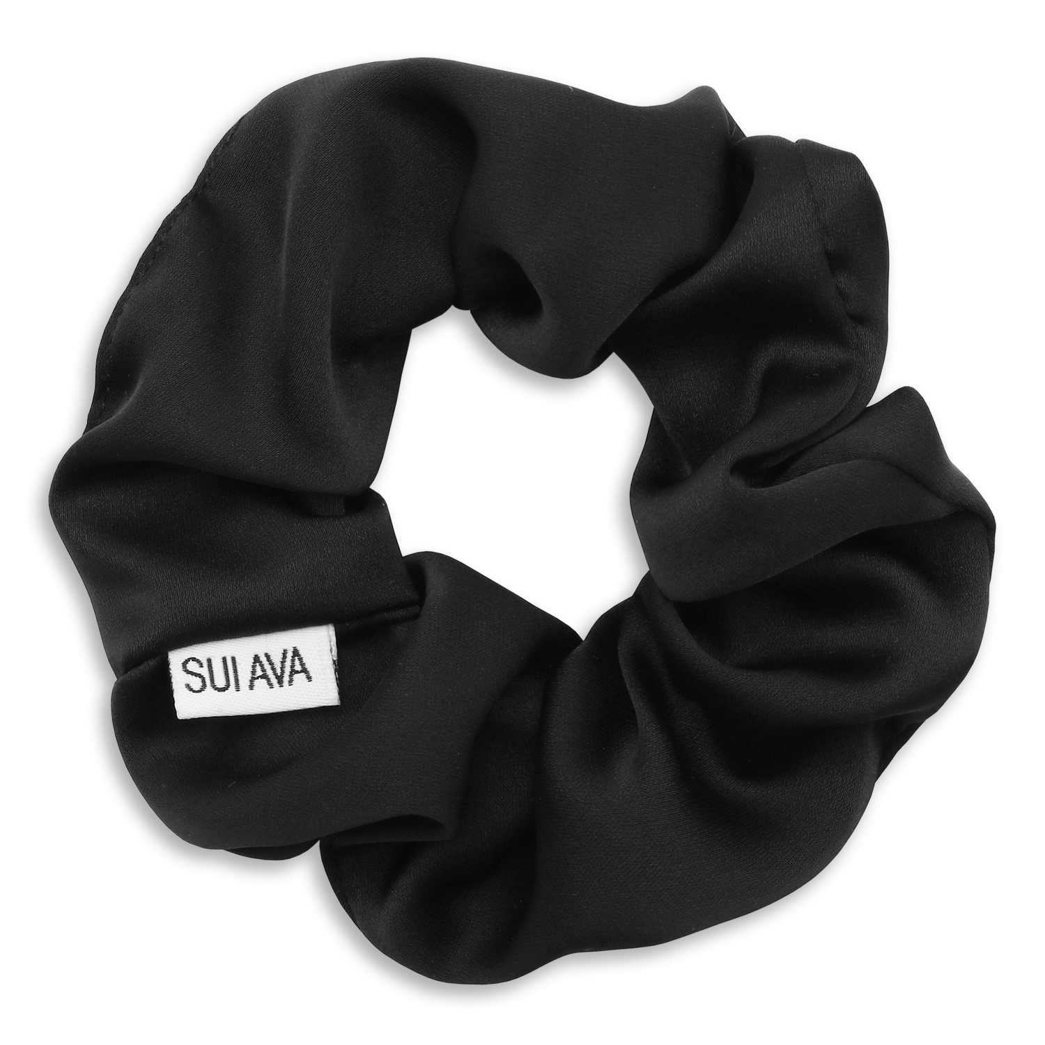 Sui Ava / Ribbon Scrunchie / Black