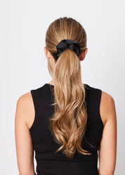 Sui Ava / Ribbon Scrunchie / Black
