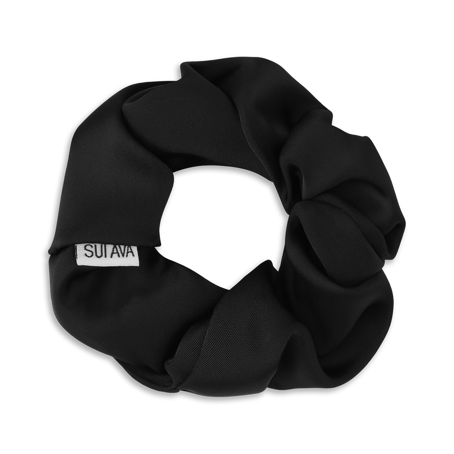 Sui Ava / Ribbon Scrunchie / Black