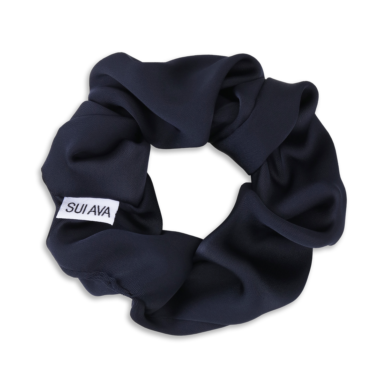 Sui Ava / Ribbon Scrunchie / Dark Blue