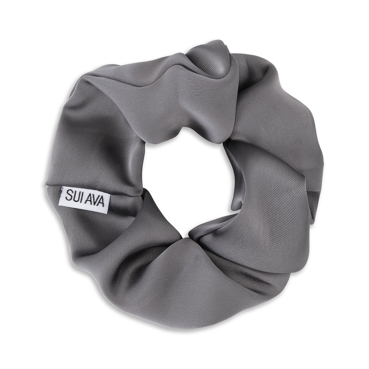Sui Ava / Ribbon Scrunchie / Grey