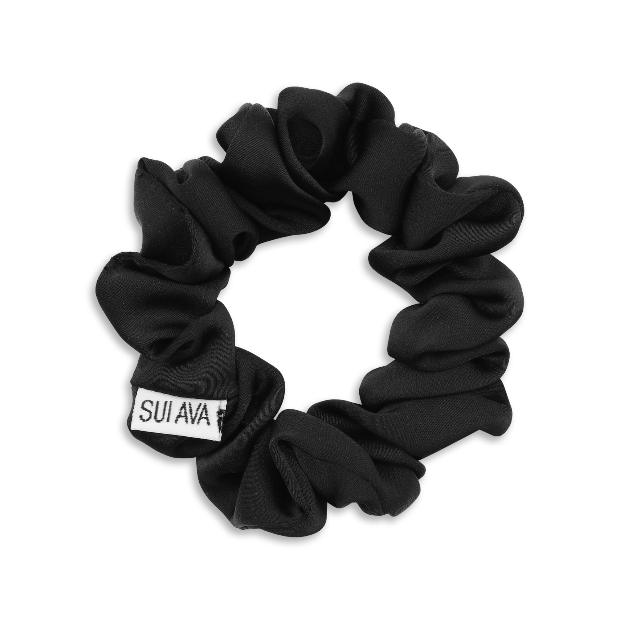 Sui Ava / Ribbon Scrunchie / Black