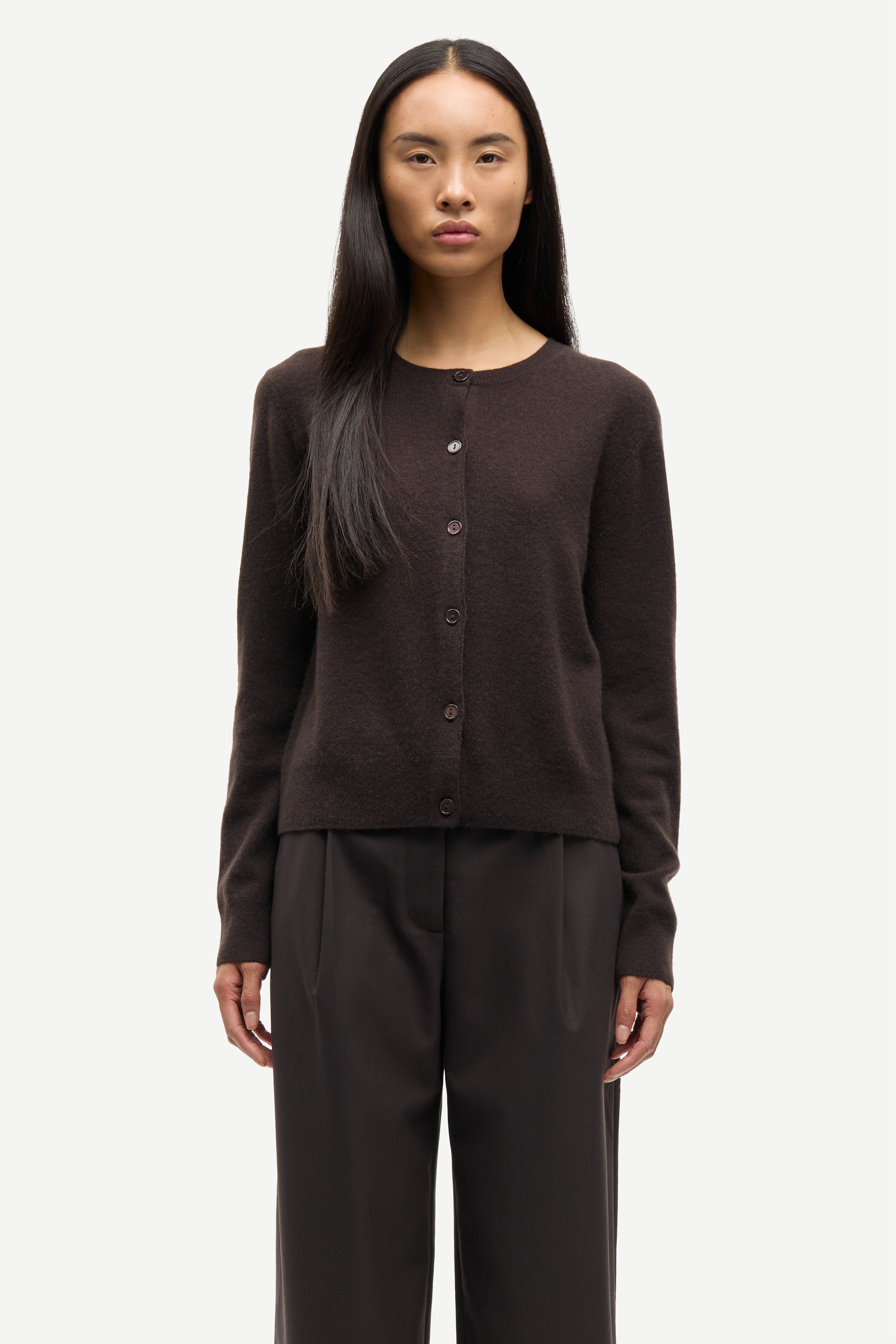 Samsøe Samsøe / SABOSTON CARDIGAN 6304 / BLACK COFFEE