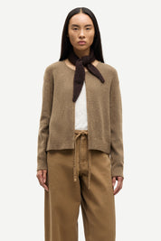 Samsøe Samsøe / SANOR DIAMOND SCARF 7355 / BLACK COFFEE