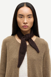 Samsøe Samsøe / SANOR DIAMOND SCARF 7355 / BLACK COFFEE