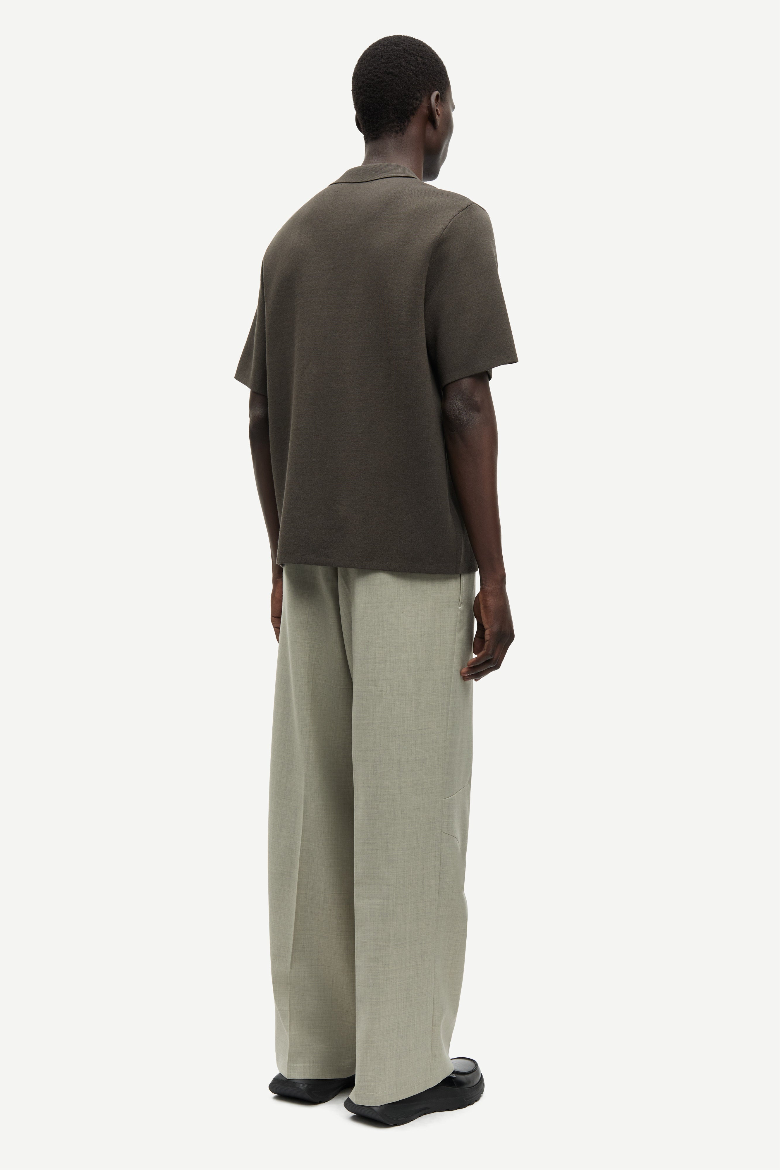 Samsøe Samsøe / SARICO ZIP Shirt SS/ Black Olive