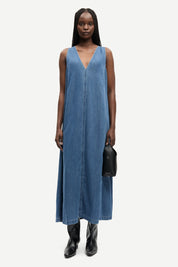 Samsøe Samsøe / SASKYLAR DRESS 15645 / MEDIUM DENIM BLUE