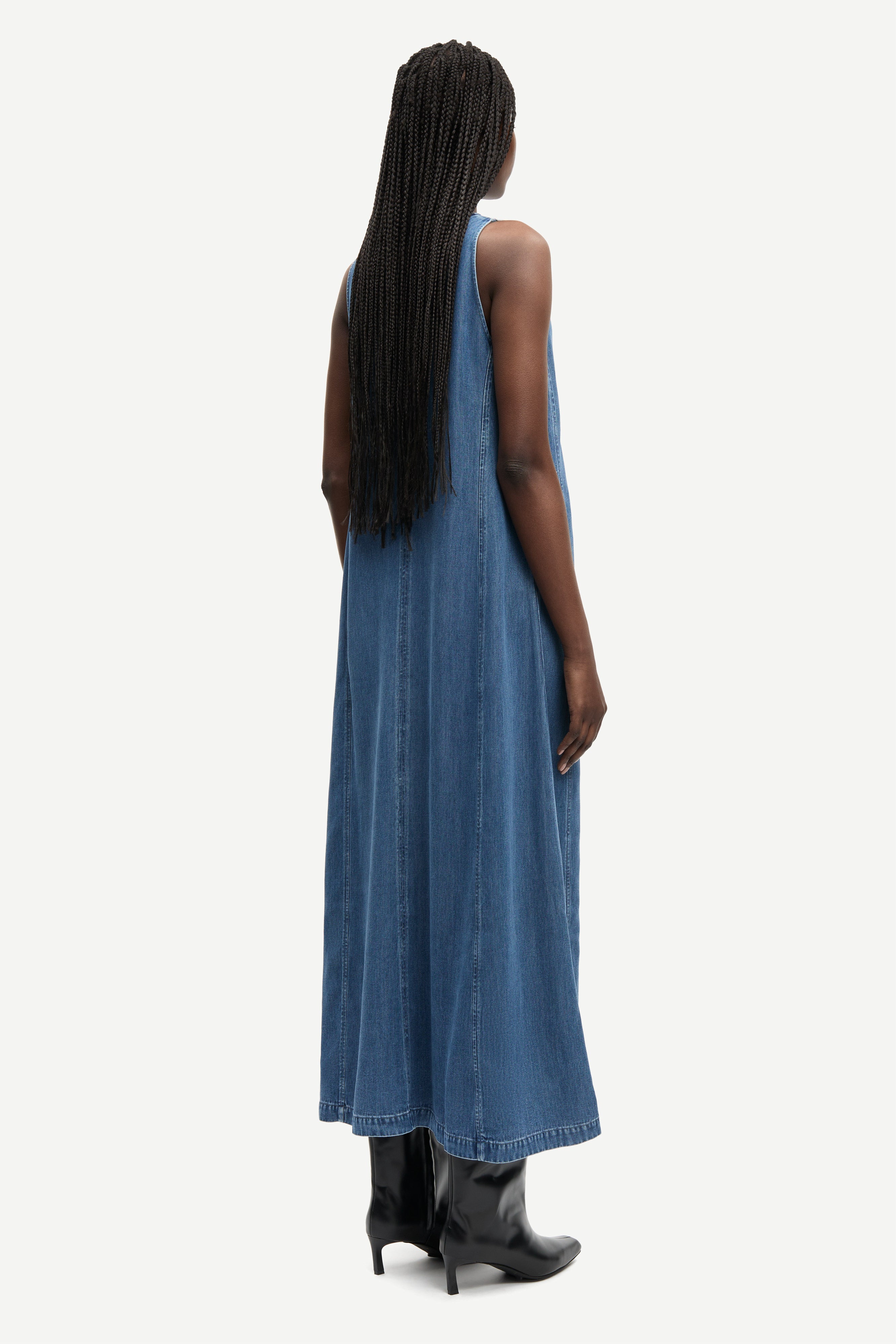 Samsøe Samsøe / SASKYLAR DRESS 15645 / MEDIUM DENIM BLUE