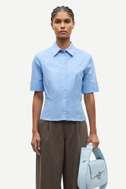 Samsøe Samsøe / SASKY SS SHIRT 15902 / BEL AIR BLUE