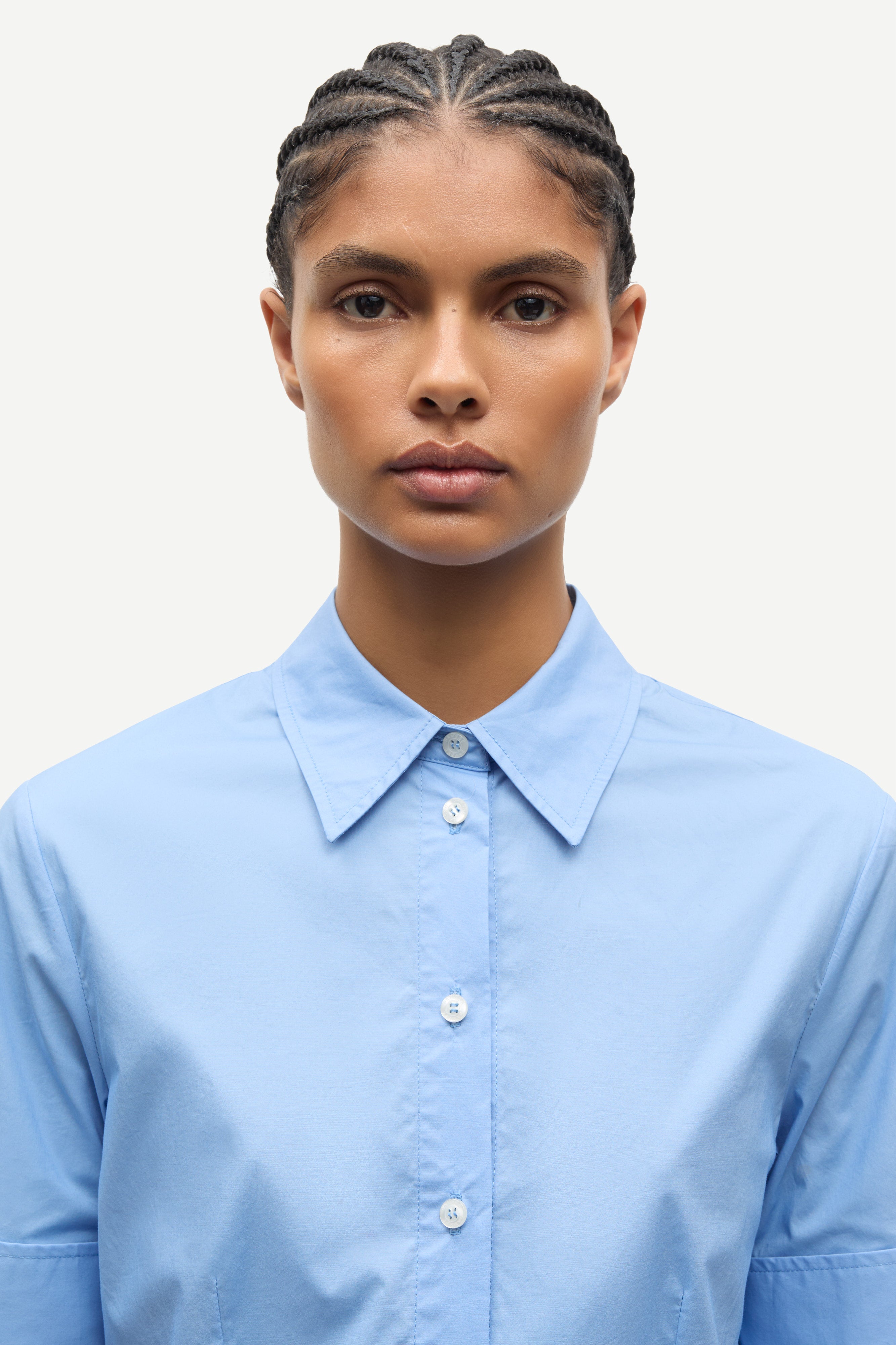 Samsøe Samsøe / SASKY SS SHIRT 15902 / BEL AIR BLUE
