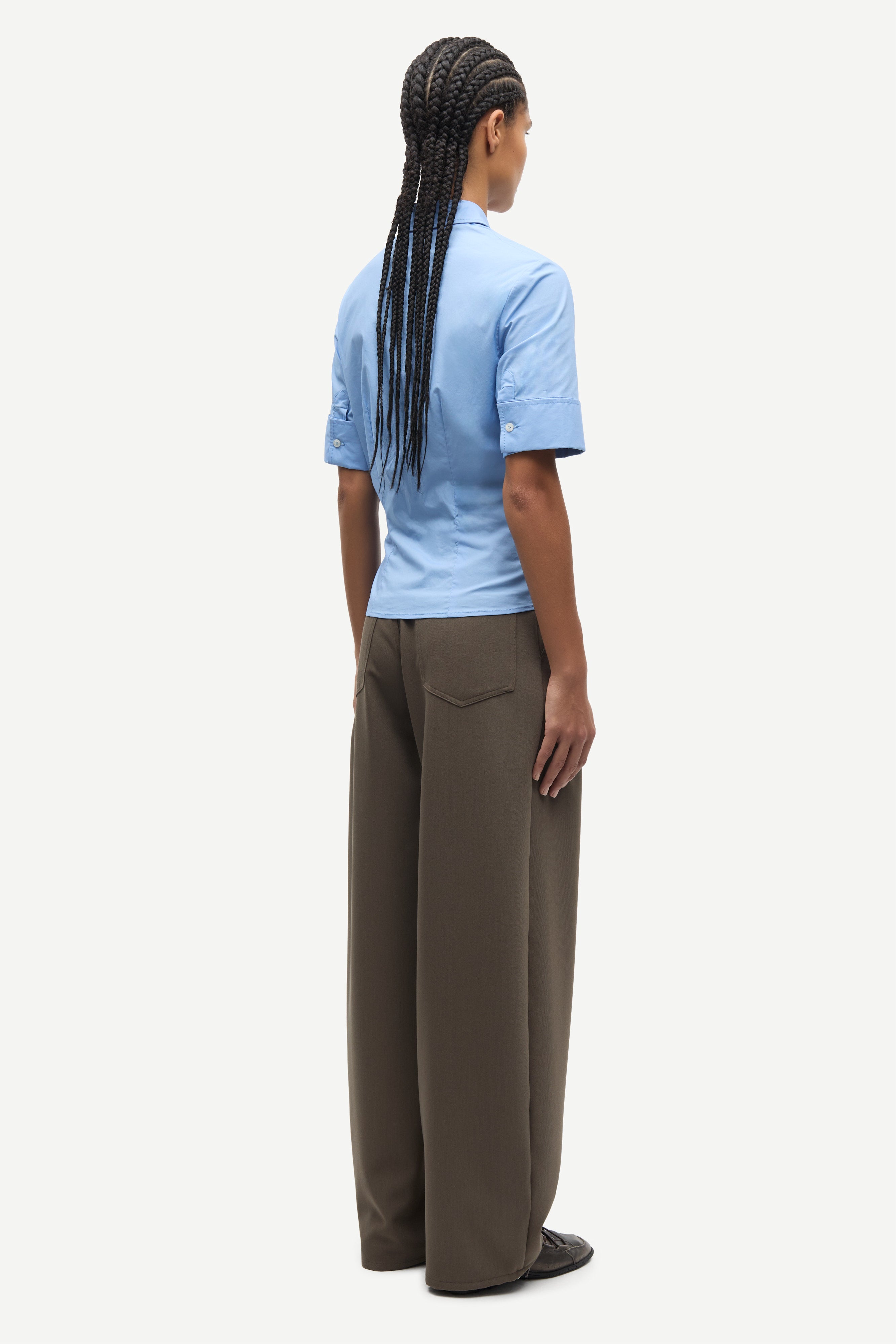 Samsøe Samsøe / SASKY SS SHIRT 15902 / BEL AIR BLUE