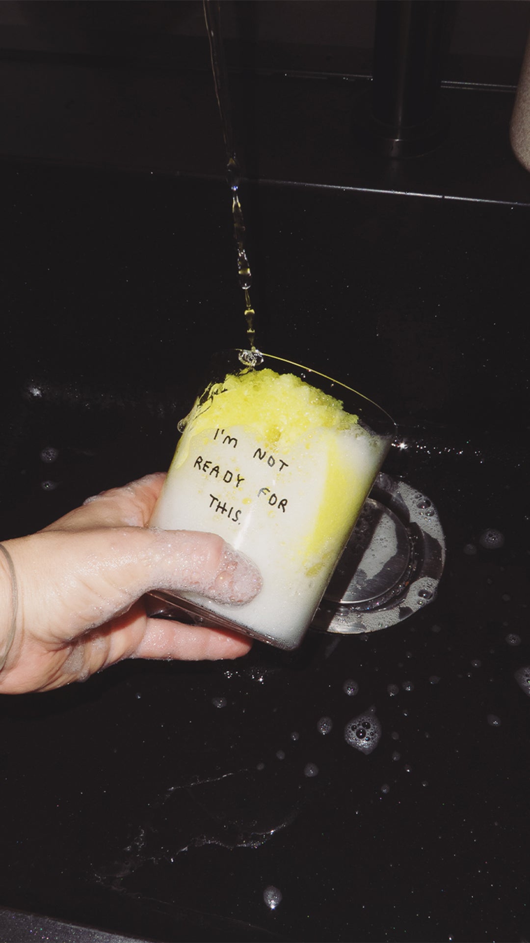 Yahya Studio / Johanna Schwarzer - LARGE Glass - I'm not ready for this