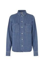Samsøe Samsøe / SABEXY SHIRT 15645 / MEDIUM DENIM BLUE