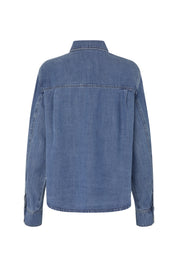 Samsøe Samsøe / SABEXY SHIRT 15645 / MEDIUM DENIM BLUE
