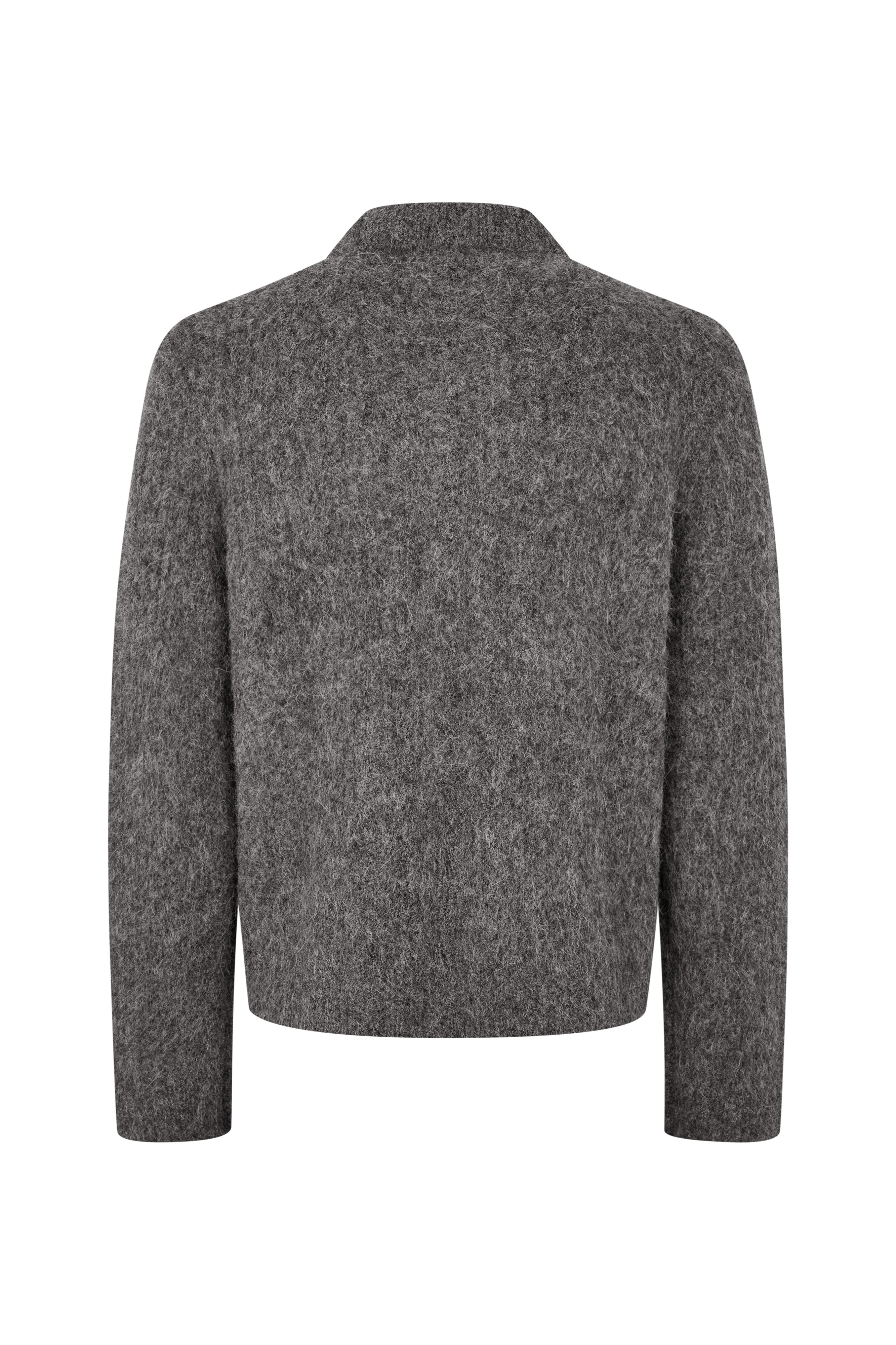 Samsøe Samsøe / SAJOB ZIP CARDIGAN 15425 / DARK GREY MEL.