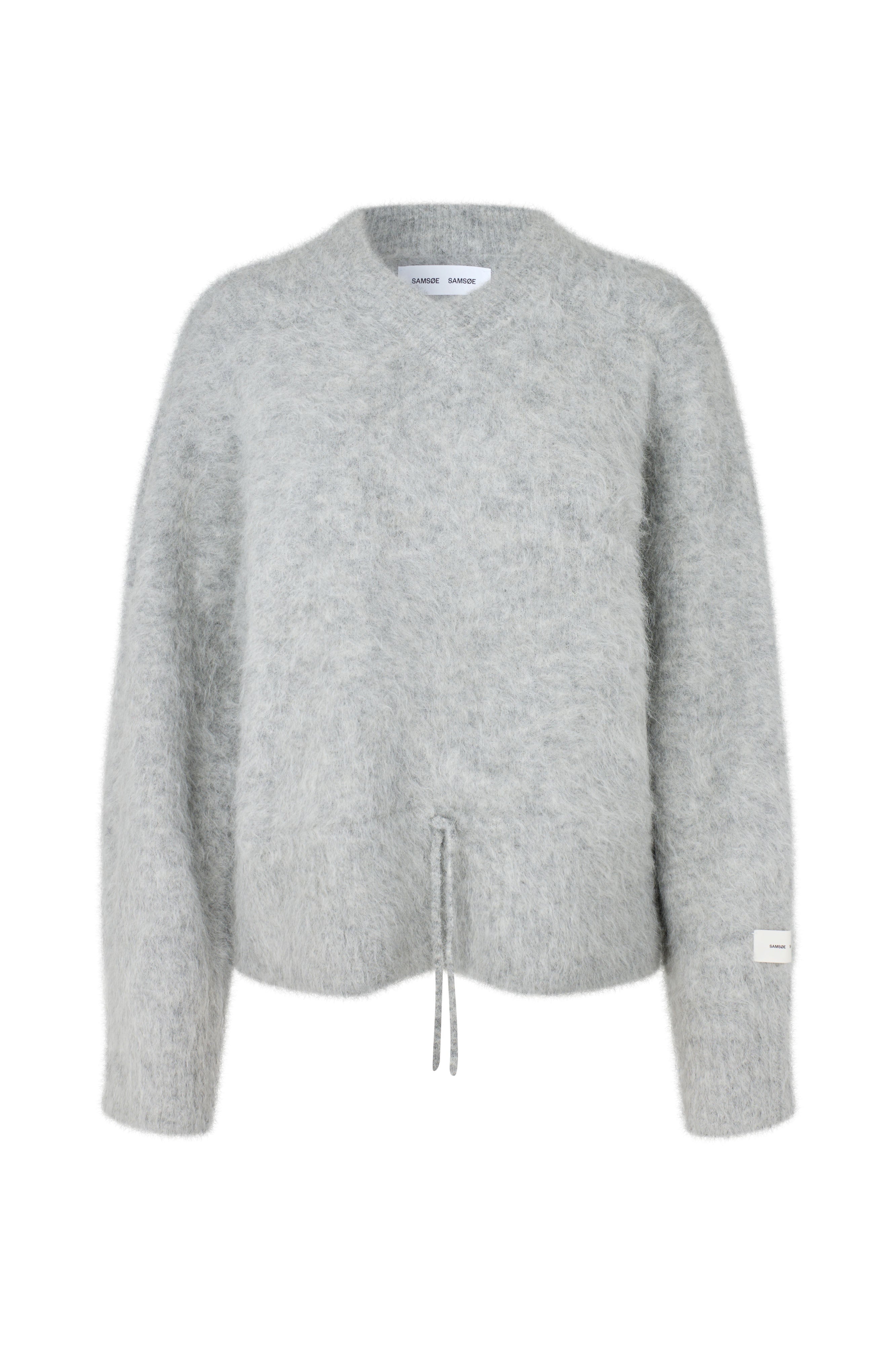 Samsøe Samsøe / SALO V-NECK 16165 / GREY MEL.