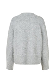 Samsøe Samsøe / SALO V-NECK 16165 / GREY MEL.
