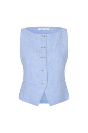 Samsøe Samsøe / SALOVES VEST 14329 / BEL AIR BLUE MEL.