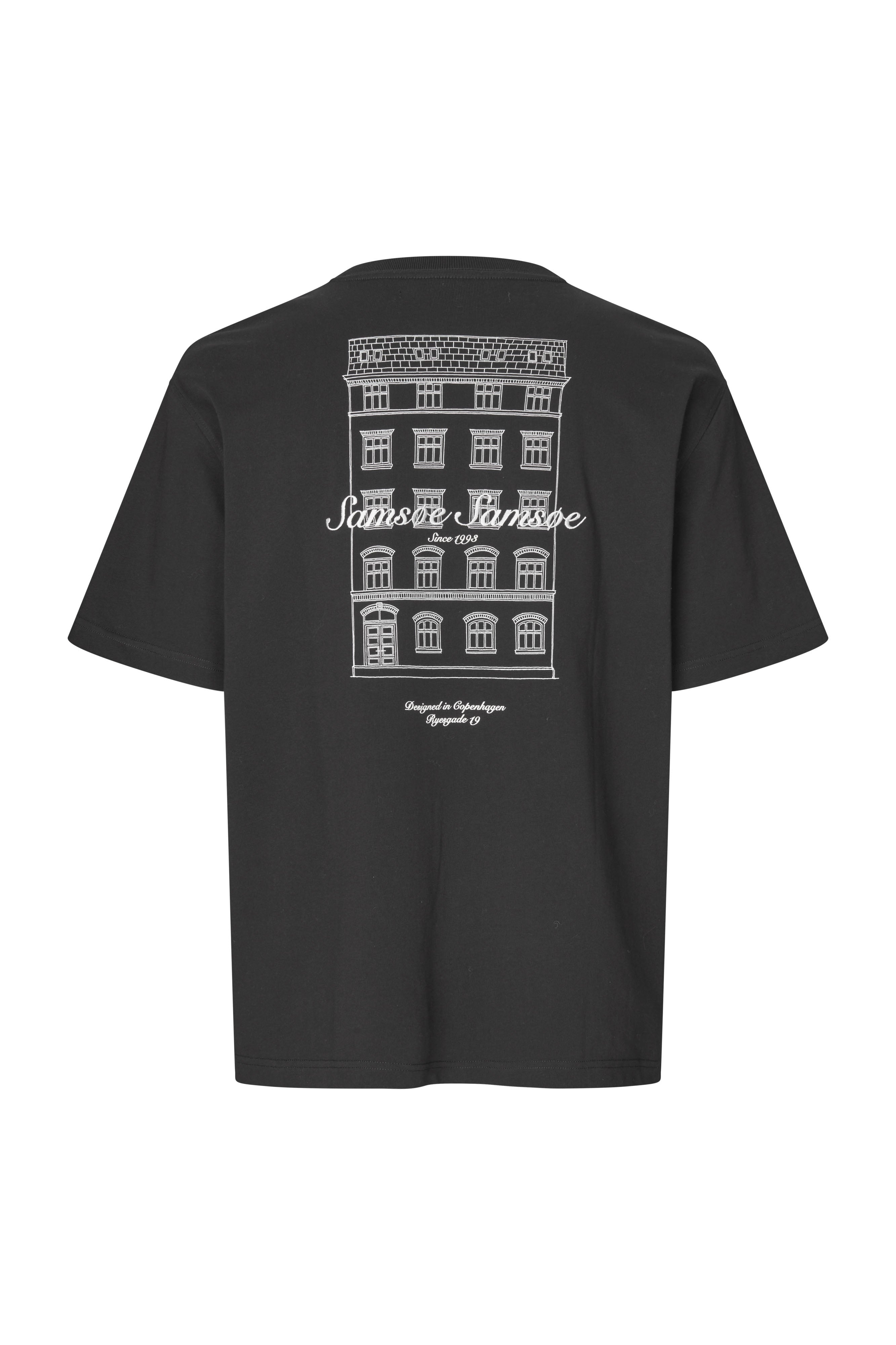 Samsøe Samsøe / SAUNI T-SHIRT 11725 / BLACK BUILDING