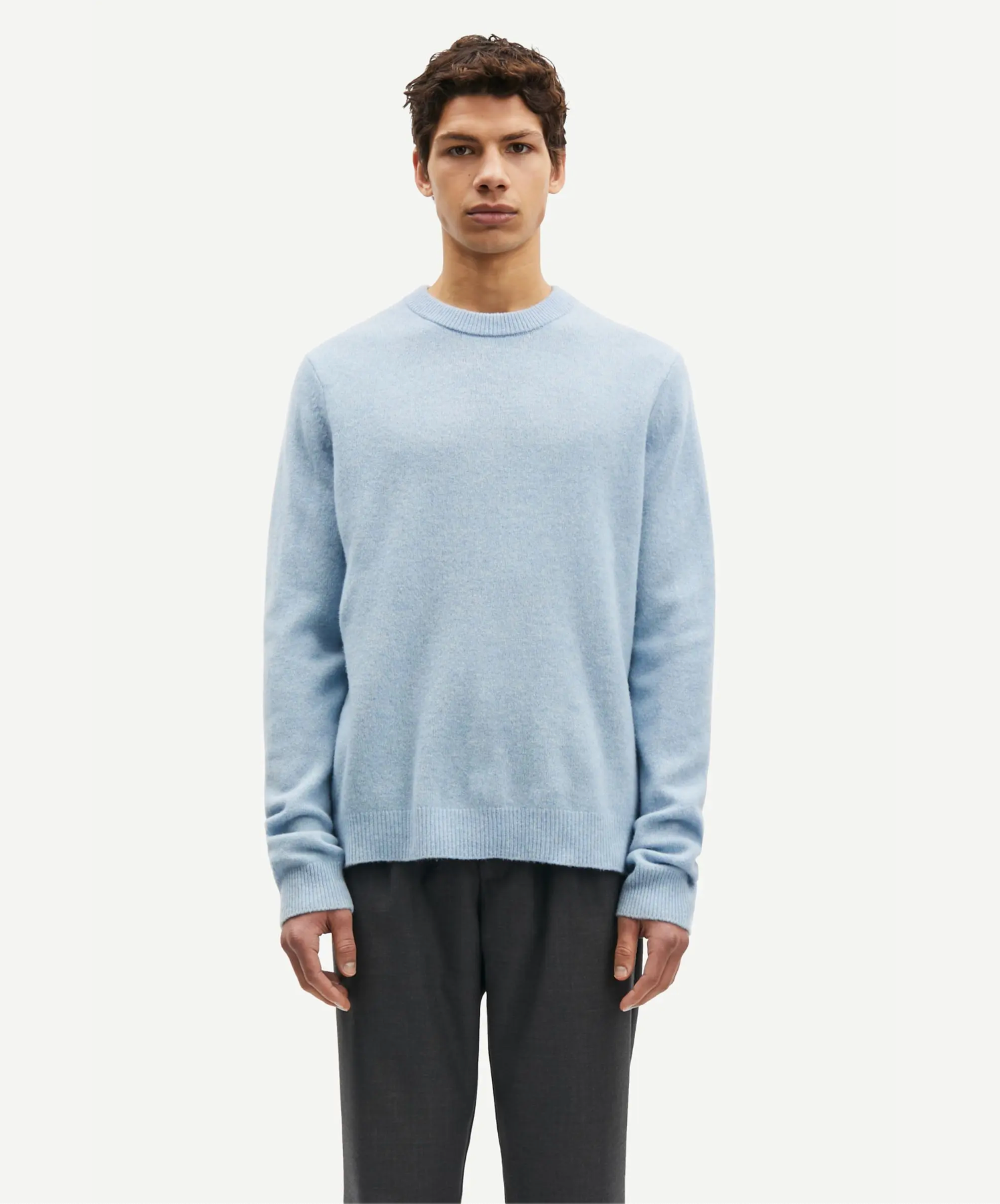 Samsøe Samsøe / ISAK KNIT SWEATER 15010 / SUBDUED BLUE