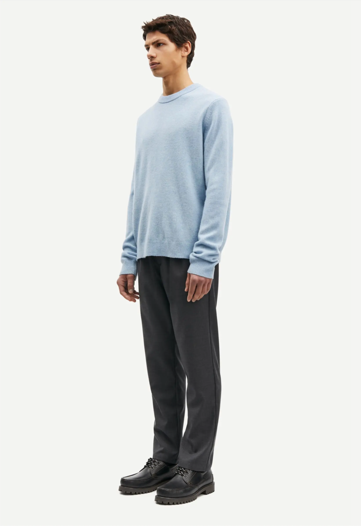 Samsøe Samsøe / ISAK KNIT SWEATER 15010 / SUBDUED BLUE