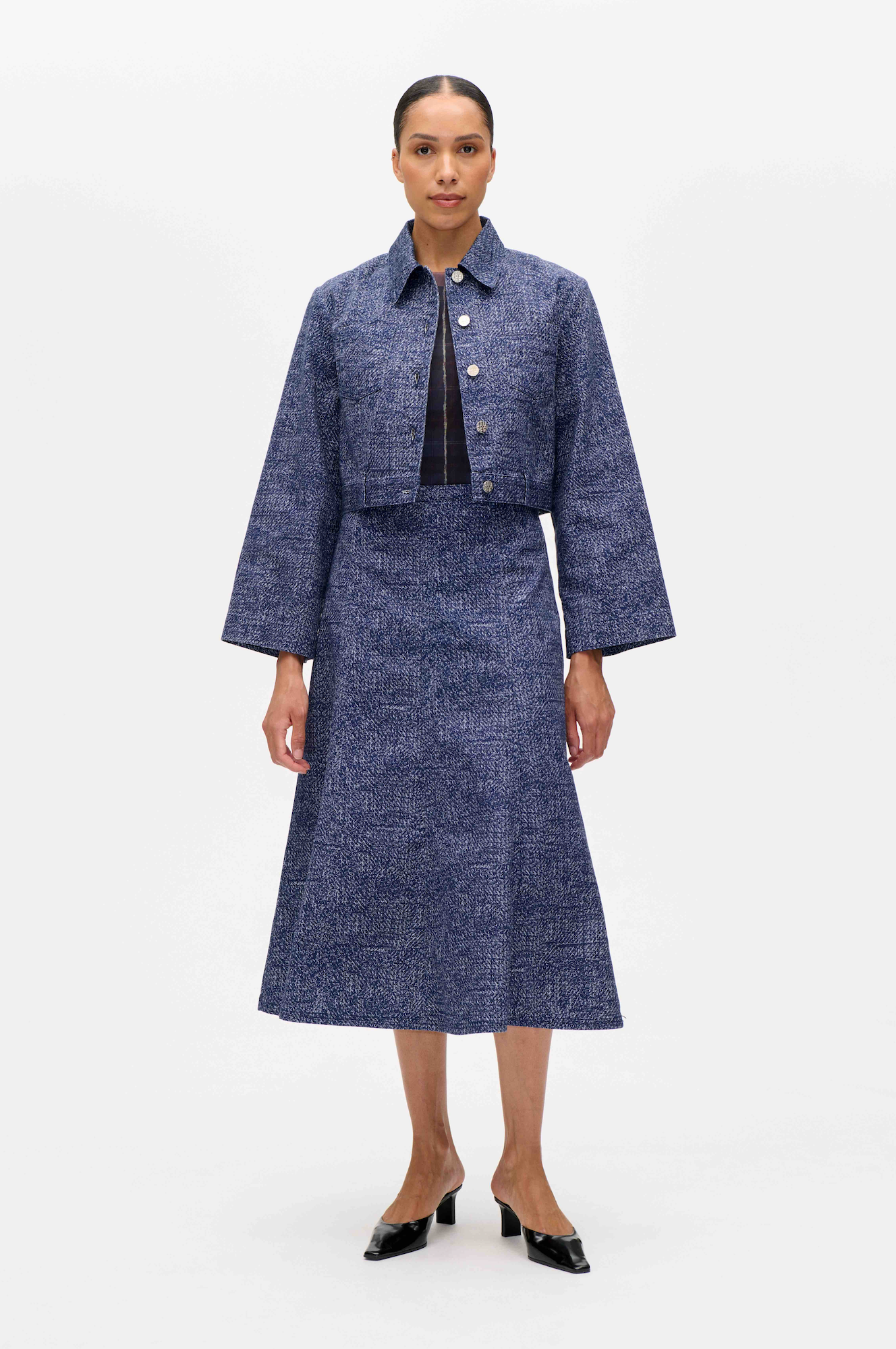 Baum und Pferdgarten / MAJSA Shirt / Printed Chunky Twill