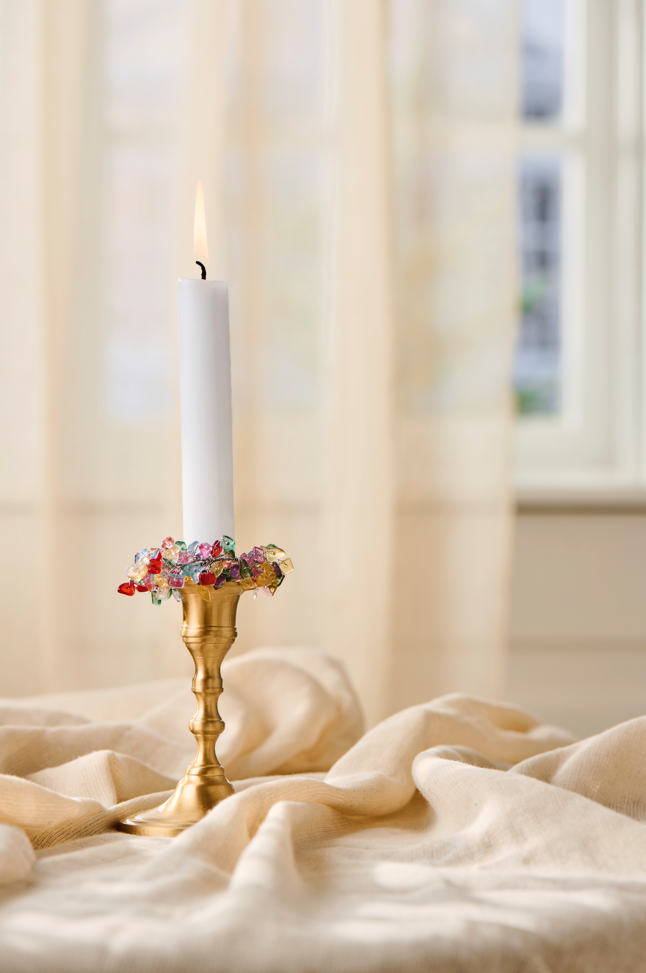 Ib Laursen / Kranz mini m/farbigen Perlen Magic and Wishes innen Ø:3,8 cm