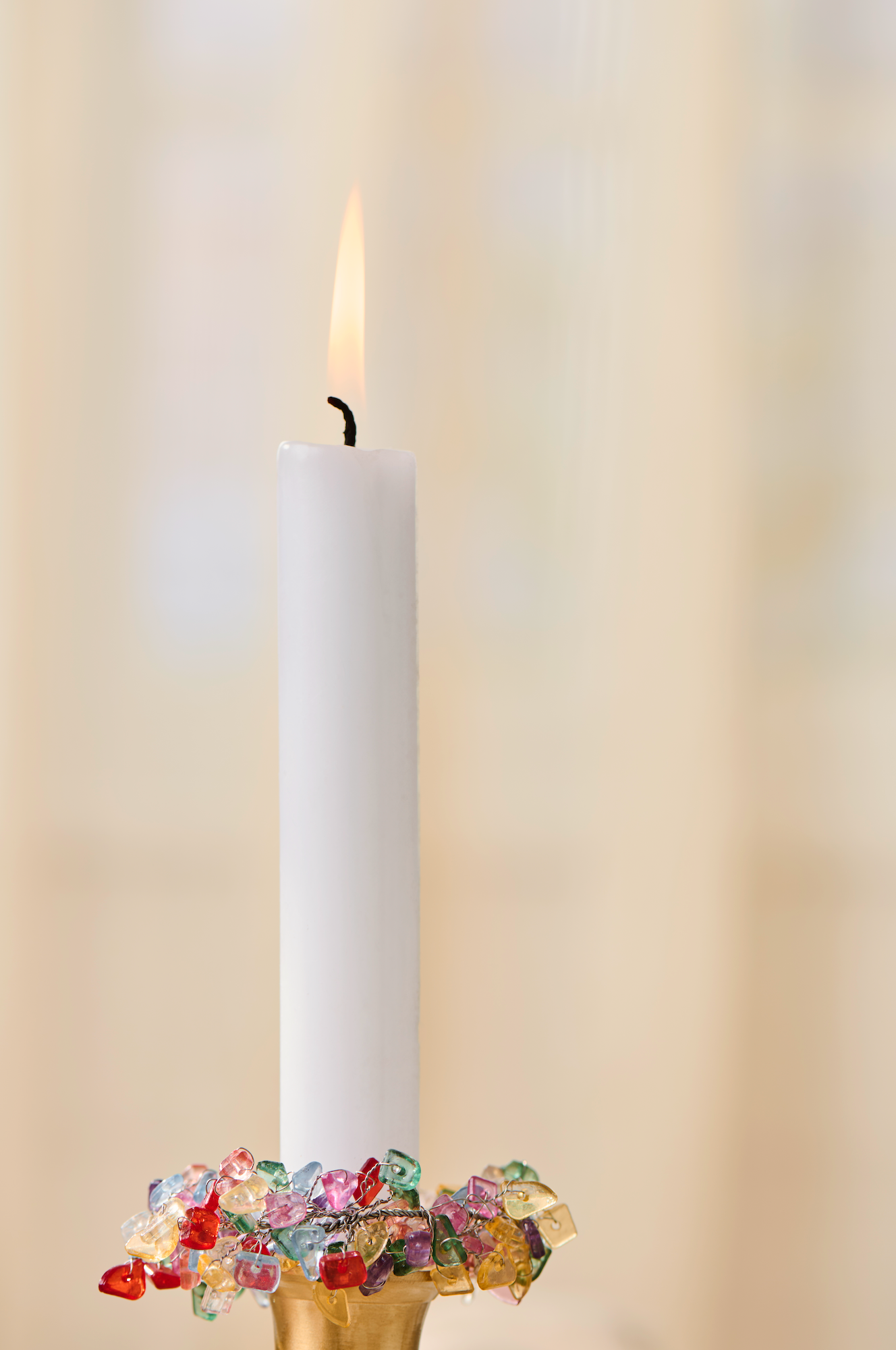 Ib Laursen / Kranz mini m/farbigen Perlen Magic and Wishes innen Ø:3,8 cm