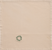 Ib Laursen / Stoffserviette Tradition m/Kranz leinenfarbig