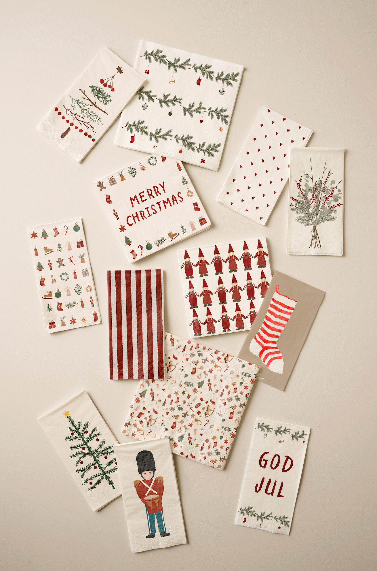Ib Laursen / Serviette Weihnachtsmotive My Nostalgic Christmas 16 Stck