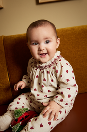 Minymo / Blouse LS AOP / Eggnog